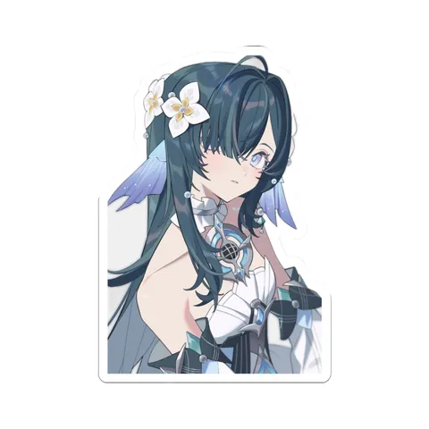Vodyanitsa Floral Hairpins — Sticker sticker