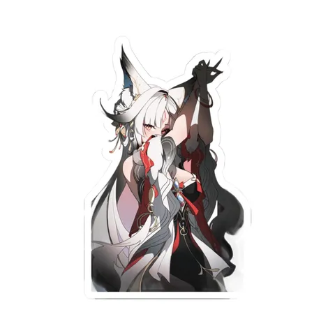 Hsin White Hair — Sticker sticker