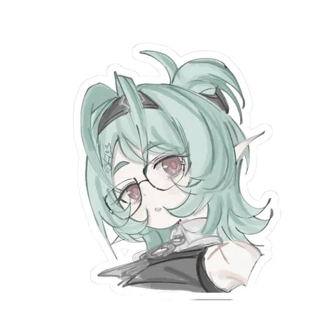 Roxy Ifrita Pryce Round Glasses — Sticker sticker
