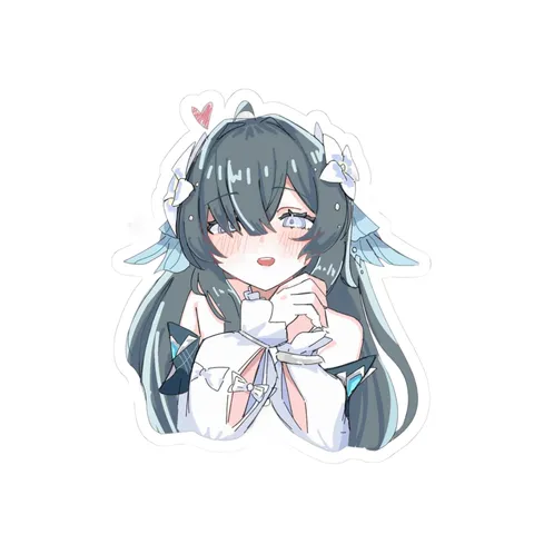 Vodyanitsa Shy Expression — Sticker sticker