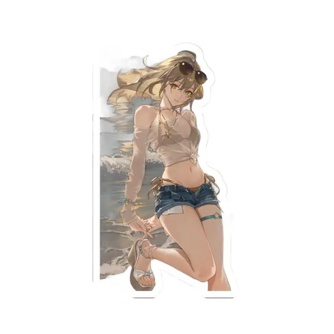 Stelle Summer Beach Outfit — Sticker sticker