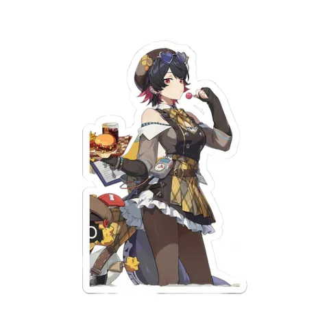 Ellen Joe Waitress Outfit — Sticker sticker