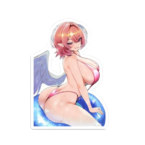 Remielle Pink Swimsuit sticker