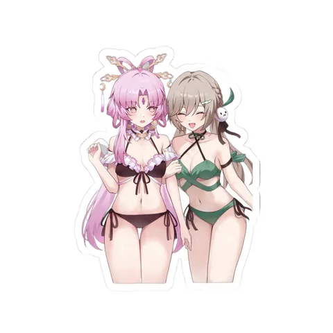 Fu Xuan Qingque Casual Swimwear — Sticker sticker
