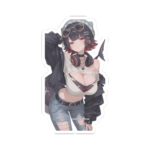 Ellen Joe Casual Punk Outfit — Sticker sticker