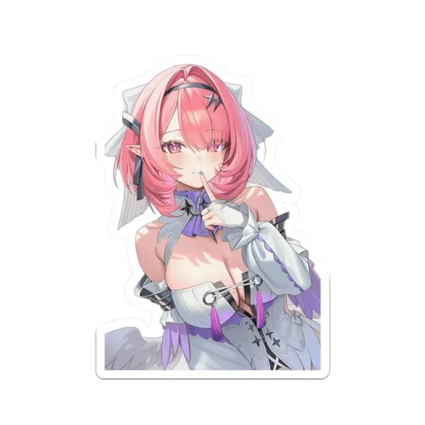 Remielle Dan Finger To Lips — Sticker sticker