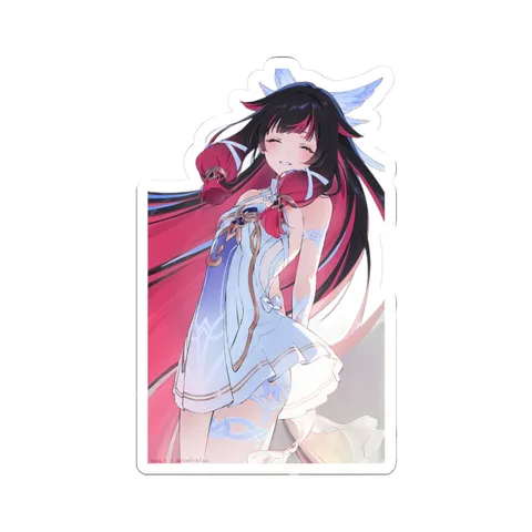 Columbina Light Blue Dress — Sticker sticker