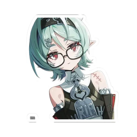Roxy Gothic Outfit — Sticker sticker