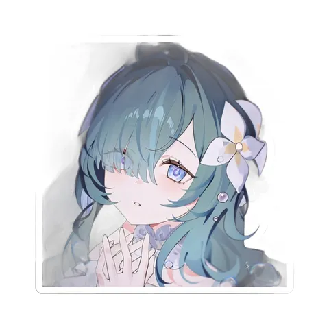Vodyanitsa Flower Hair Ornament — Sticker sticker