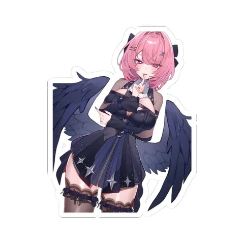Remielle Dan Black Outfit — Sticker sticker