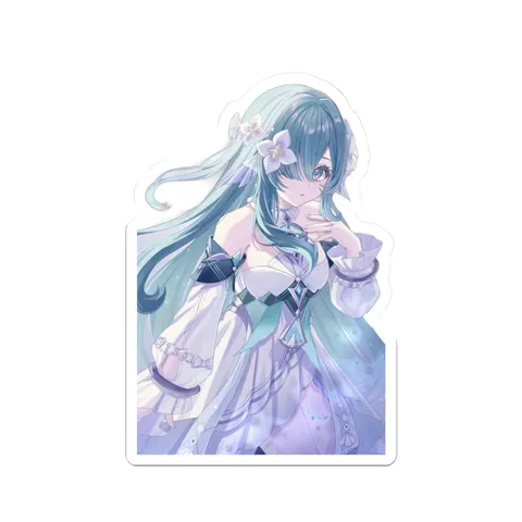 Vodyanitsa Floral Hairpieces — Sticker sticker