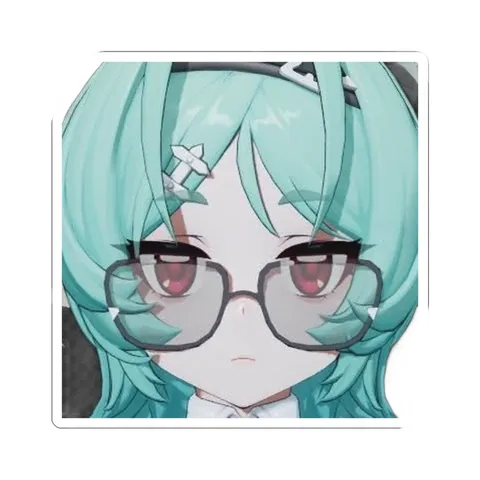 Roxy Tired Expression — Sticker sticker