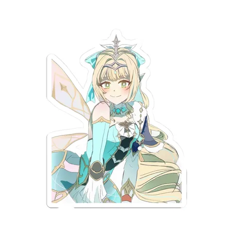 Vesna Strivozha Teal Bow — Sticker sticker