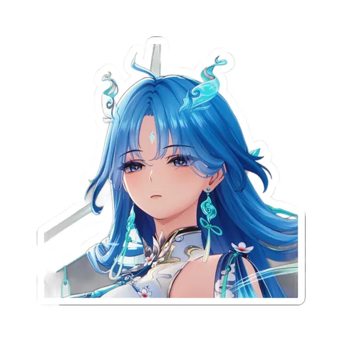 Qingxiao Glowing Horns — Sticker sticker