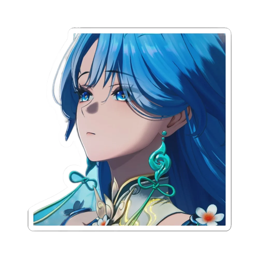 Qingxiao Teal Earrings