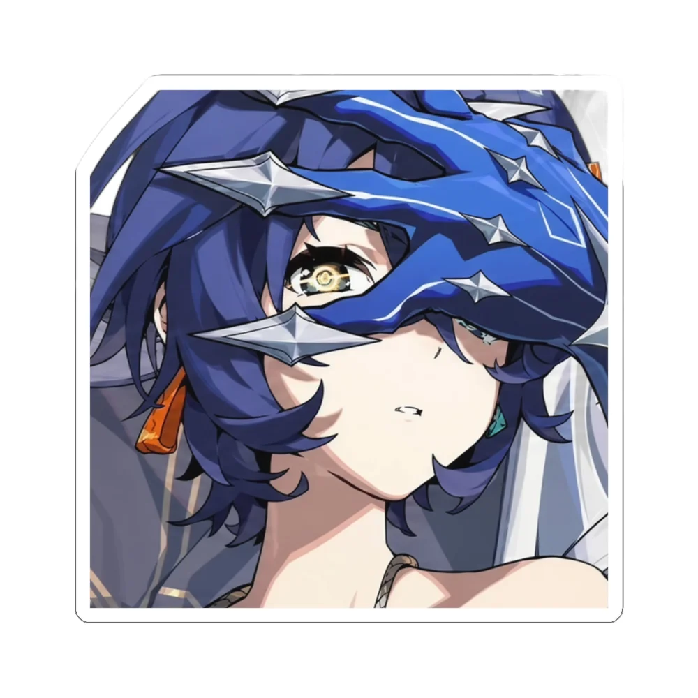 Belle Blue Spiky Mask