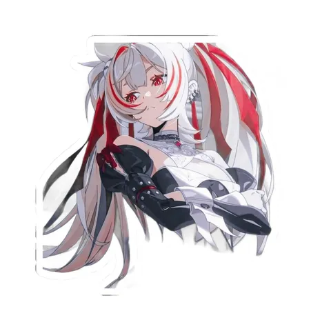 Claret Flint Maid Outfit — Sticker sticker