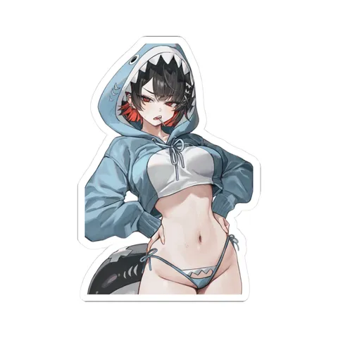 Ellen Joe Shark Hoodie — Sticker sticker