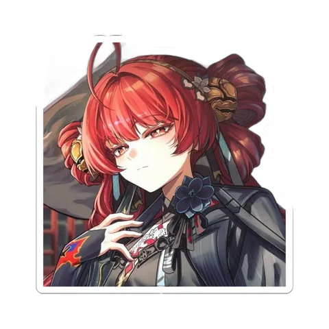 Suoming Black Flower — Sticker sticker