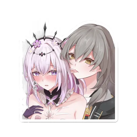 Stelle Castorice Nibbling — Sticker sticker
