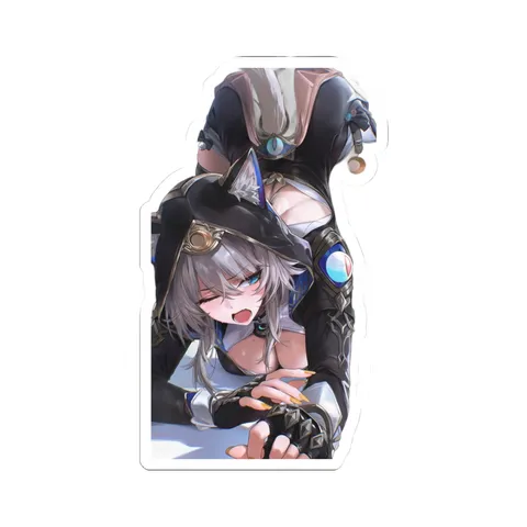 Cipher Cat Pose — Sticker sticker