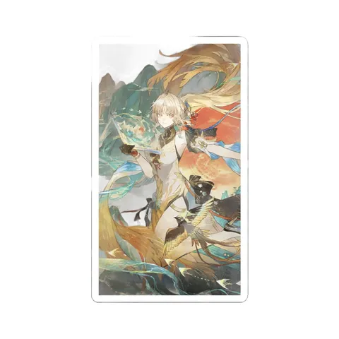 Suisui Folding Fan — Sticker sticker