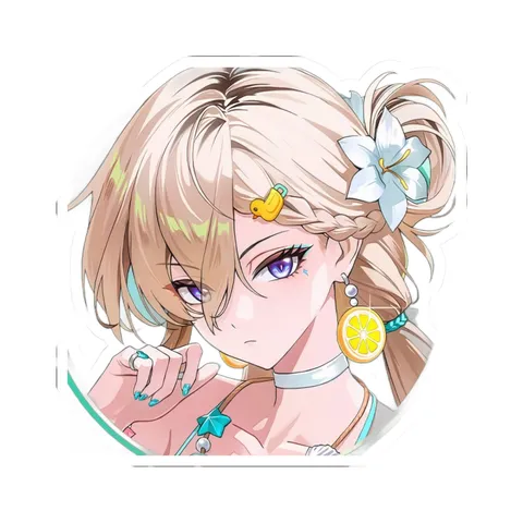 Lynae Peppermint Outfit — Sticker sticker