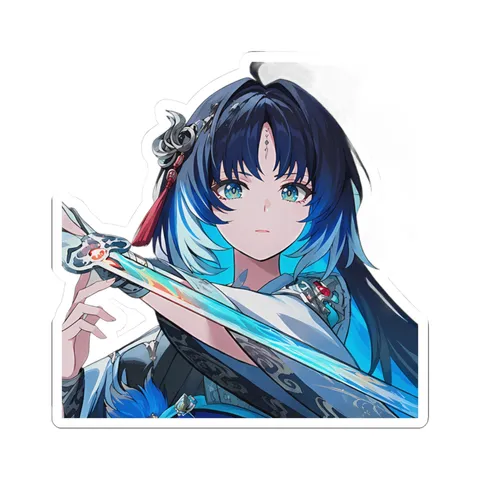 Yangyang Xuanling Glowing Sword — Sticker sticker