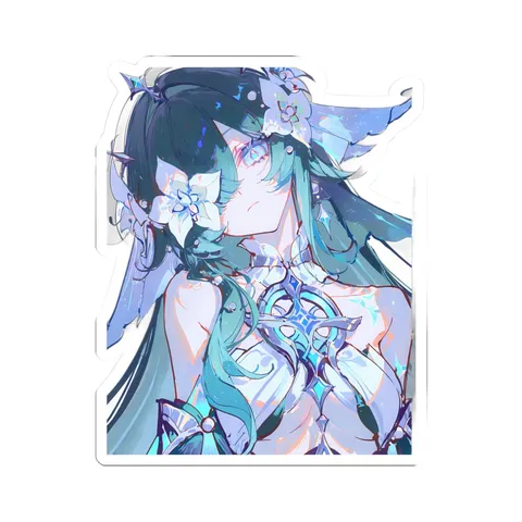 Vodyanitsa Blue Ornaments — Sticker sticker