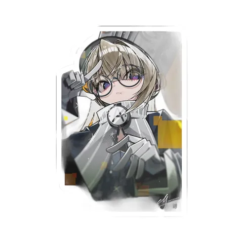 Norma Hollowell Magnifying Glass — Sticker sticker