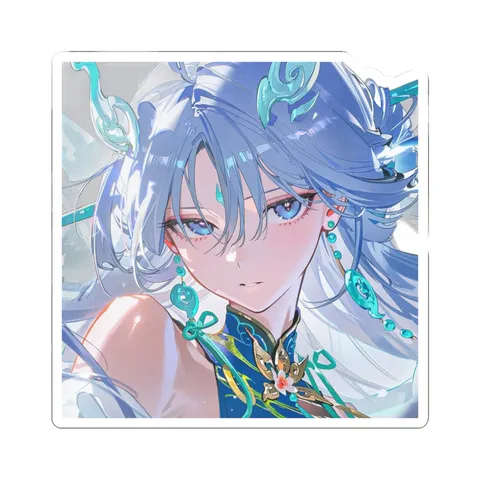 Qingxiao Turquoise Earrings — Sticker sticker
