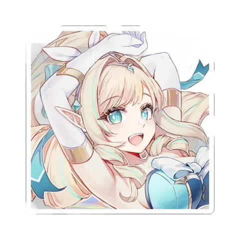 Vesna Blue Outfit — Sticker sticker